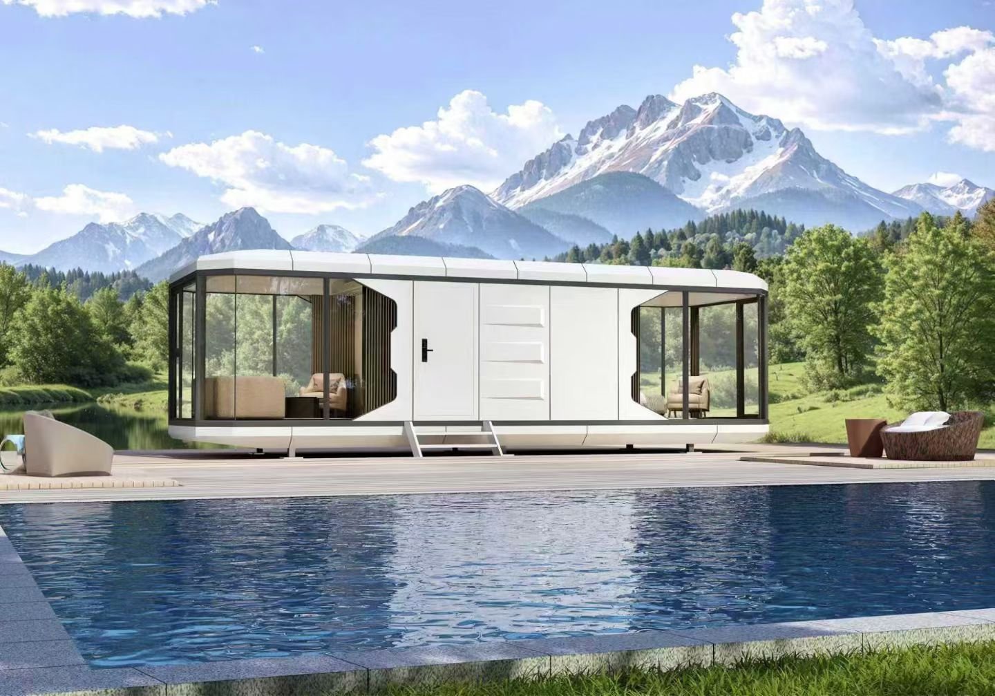 capsule house cost for resort projects