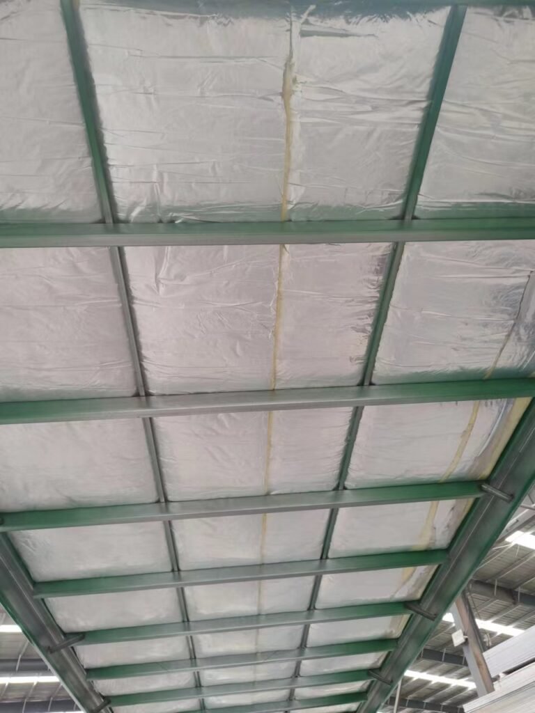 top beam with rockwool